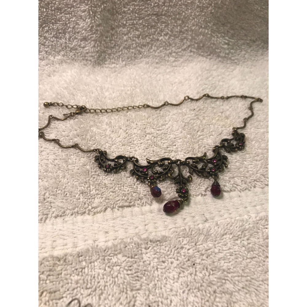 Vintage Scroll Necklace & Earring Giftset By Avon - Picture 14 of 16